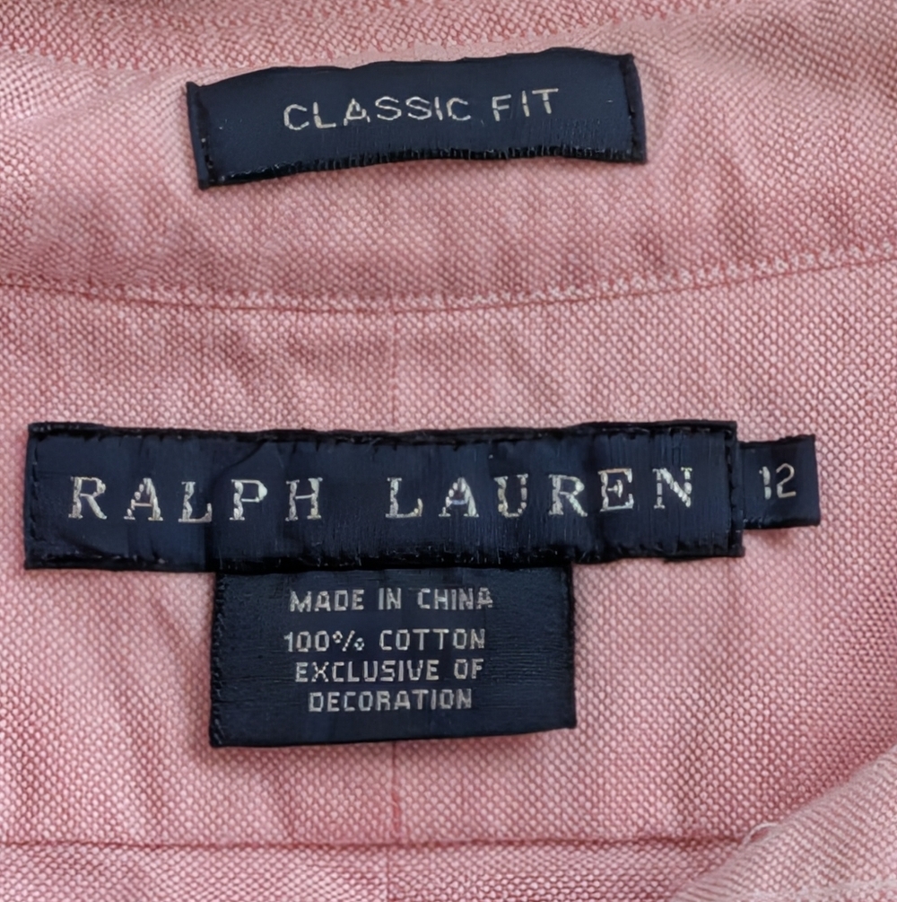 Ralph Lauren Light Pink Women's Button Down Shirt - Picture 3 of 6